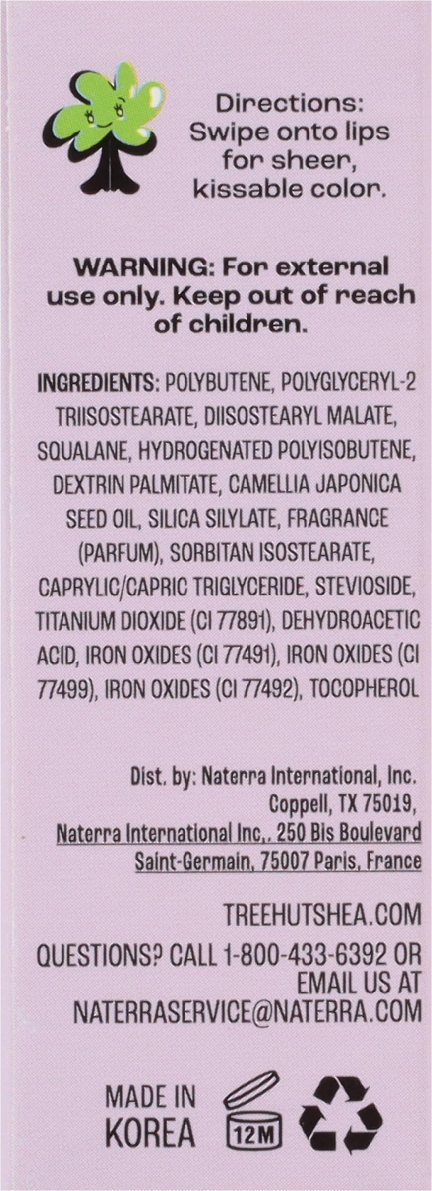 Tree Hut Hydrating Lip Oil, Cinnamon Dolce, 0.11 Fl Oz