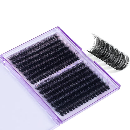 proamate Cluster Lashes Individual Cluster Eyelashes D Curl Mix 10-18mm (60D+80D) Eyelashes Cluster Volume & Dramatic Russian Individual Eye Lashes for Beginners (60D+80D)