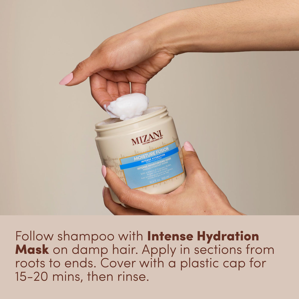 Mizani Moisture Fusion Intense Moisturizing Hair Mask – For Dry Hair