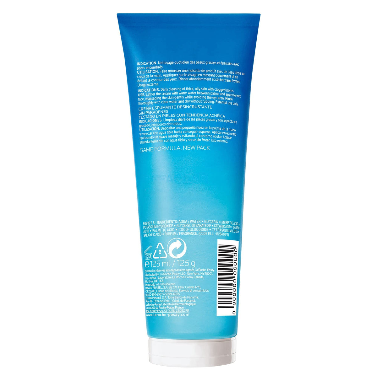 La Roche-Posay Effaclar Foaming Facial Cleanser for Oily Skin, 13.52oz