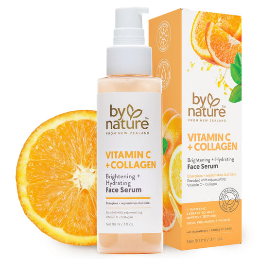 By Nature Vitamin C + Collagen Brightening & Hydrating Face Serum