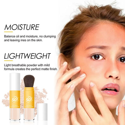 Mineral Powder Sunscreen SPF 50, For Face & Scalp, Oil Control, Lithe