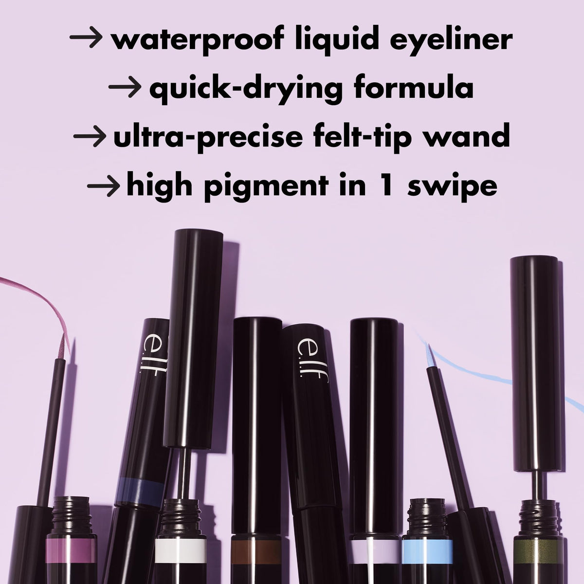e.l.f. H2O Proof Inkwell Eyeliner Pen, Film Noir