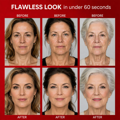 ANJOROUSA Color Changing Foundation for Mature Women-Self Adjusting Smart Shade Adapts to Your Skin Tone-for Light-to-Medium,Natural Finish-Coverage Imperfections & Fine Lines(Light-Medium)