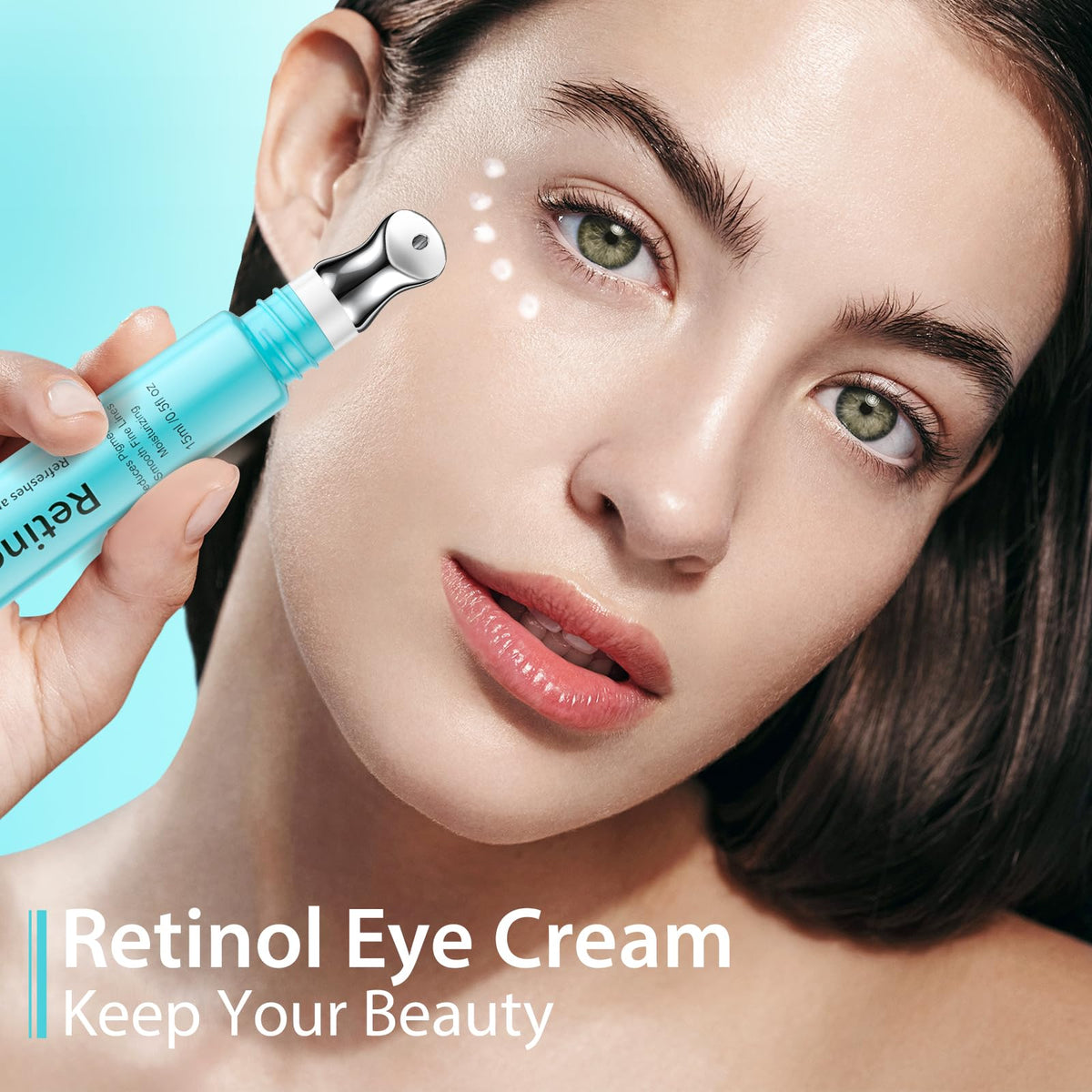 Seacall Retinol Eye Cream with Hyaluronic Acid & Caffeine, 15ml