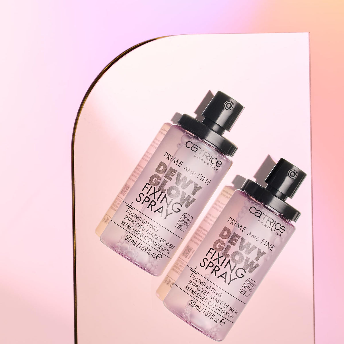 Catrice Prime & Fine Illuminating Dewy Glow Spray, Pack of 1