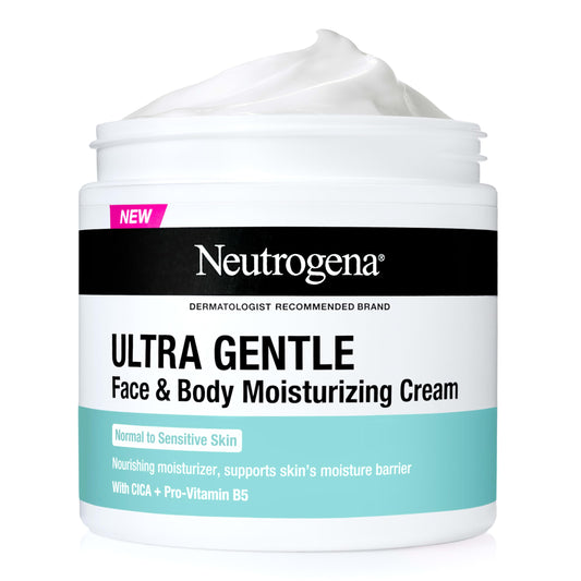 Neutrogena Ultra Gentle Face & Body Moisturizing Cream, Fragrance, 11 oz