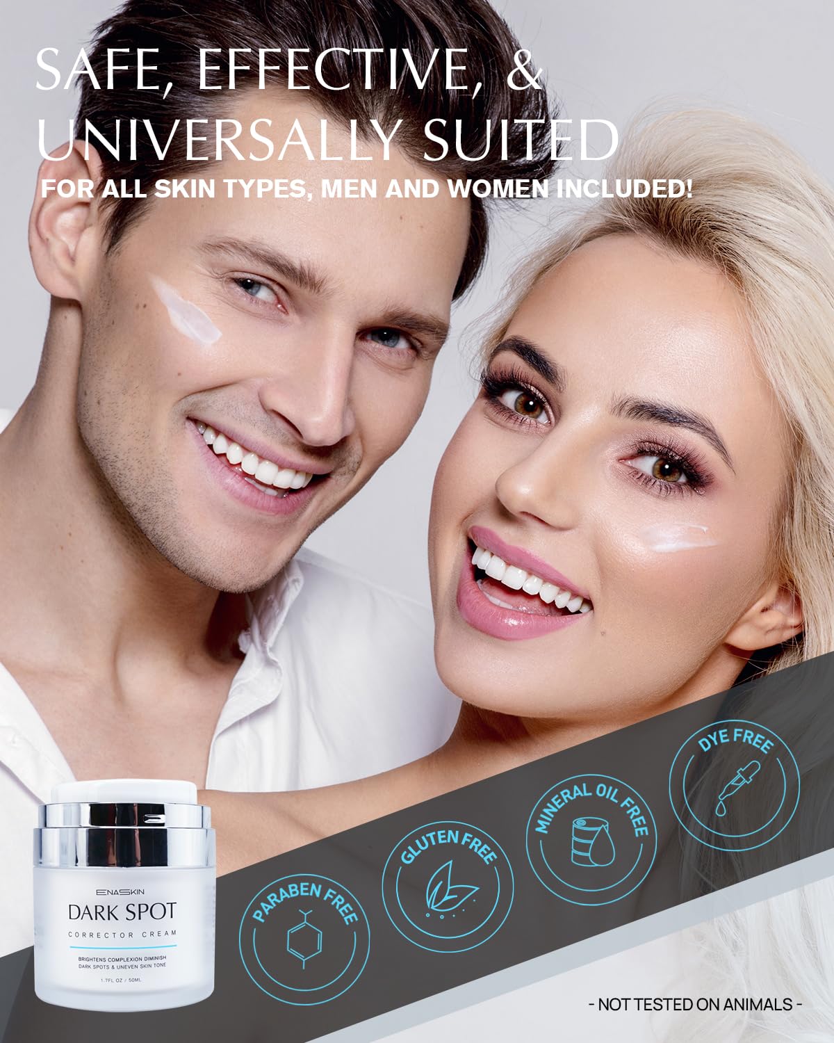 EnaSkin Dark Spot Remover for Face & Body with Niacinamide, Corrector Cream