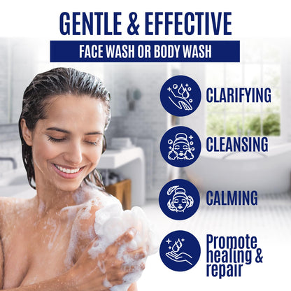Zinc Soap Bar with Zinc Pyrithione – Face & Body Wash for Sensitive Skin