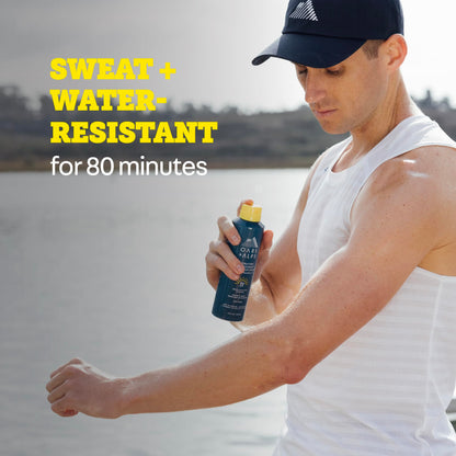 Oars + Alps SPF 50 Body Sunscreen Spray, Clear + Lightweight, 2pk, 6oz