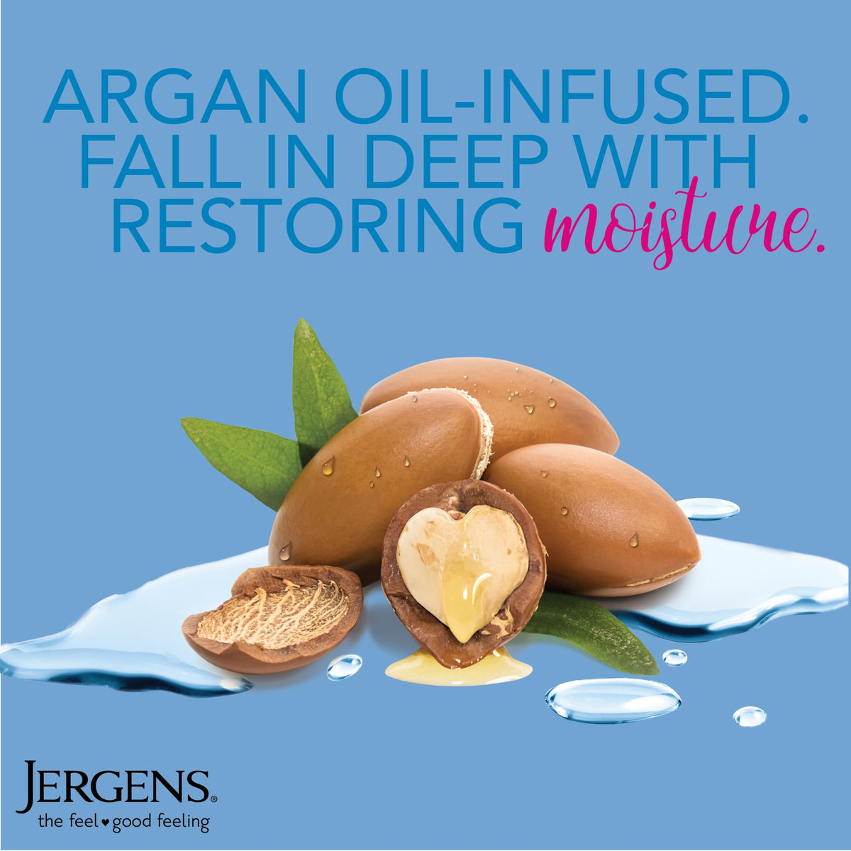 Jergens In Shower Lotion For Dry Skin, Wet Skin Moisturizer, 10 oz, 4 Pack