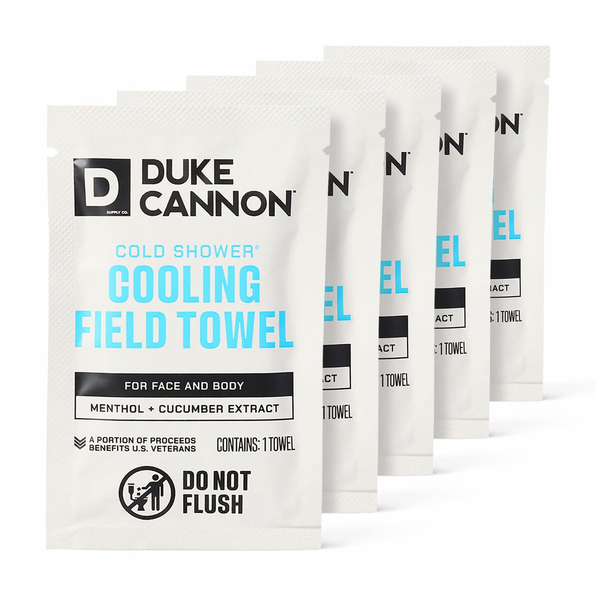 Duke Cannon Cold Shower Cooling Field Towels - 15 Towels