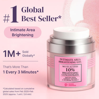 Divine Derriere Intimate Dark Spot Remover for Body, Face, Bikini and Sensitive Areas - Dark Spot Corrector Cream for Intimate Areas Contains Mulberry Extract, Alpha Arbutin, Peptide