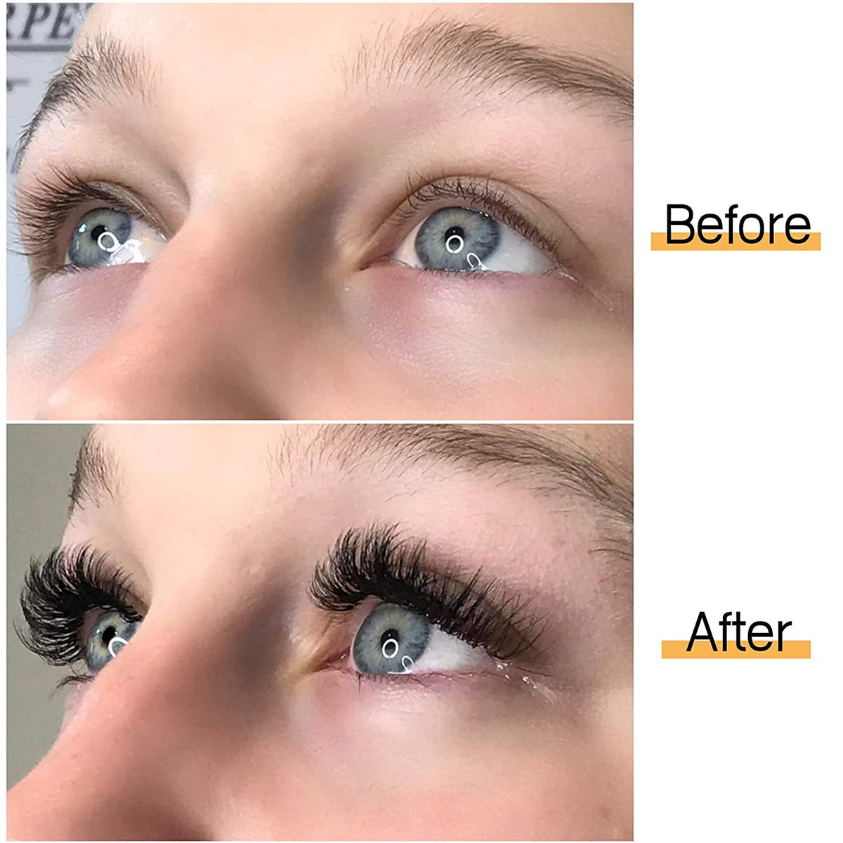 QUEWEL Easy Fan Lash Extensions 0.07mm D Curl Eyelash Extensions 8-15mm