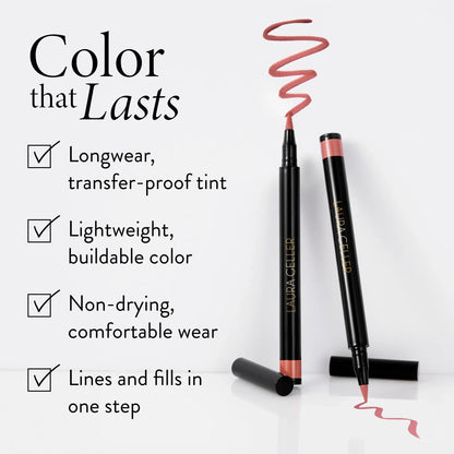 LAURA GELLER Lasting Love Longwearing Lip Color & Tint, Ginger