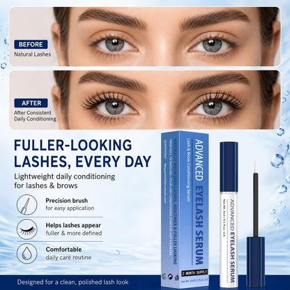 Premium Eyelash Growth Serum – Advanced Lash Enhancing Treatment for Natural Lashes, Volumizing Formula for Longer, Fuller, Thicker-Looking Lashes – Vegan & Cruelty-Free for Sensitive Eyes (5 mL)