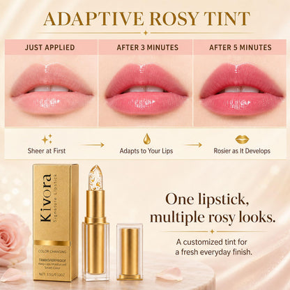 Kivora Lipstick for Mature Lips,Kivora Lipstick,pH Color Changing,2PCS