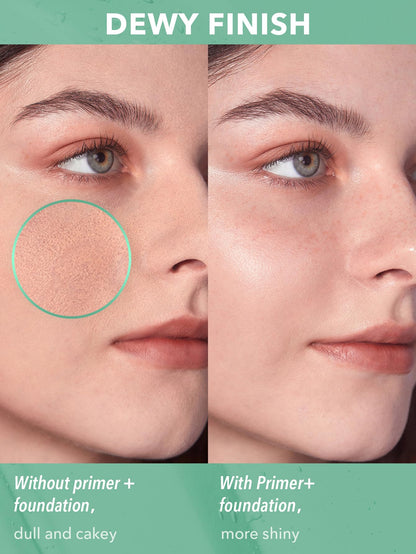 SHEGLAM Good Grip Hydrating Primer Oil Control Moisturizing Primer Gel Smooth Fine Lines Oil And Silicone-Free Face Primer-Green