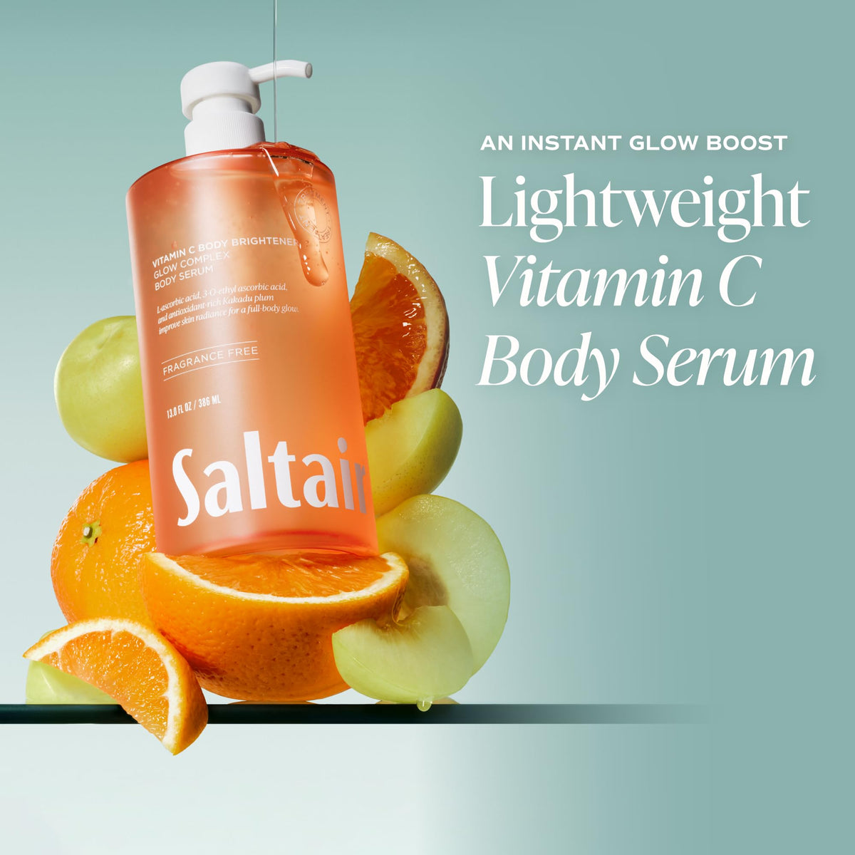 Saltair Vitamin C Body Serum | Glow Complex & Tone Corrector | 1 Count