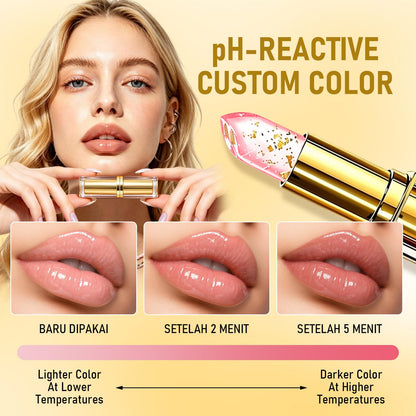 Fmnung 2PCS Areliaa Lipstick, Areliaa Lipstick for Older Women-Clear Reactive Skin-Adaptive Lip Adjusting Stick, Signature Long Lasting Moisturizing Nourishment Mature Lips