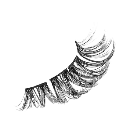 Kiss Impress False Eyelashes, Lash Clusters, Falsies, 'Curly', 10mm-14mm, Includes 30 Clusters, Contact Lens Friendly, Easy to Apply, Reusable Strip Lashes