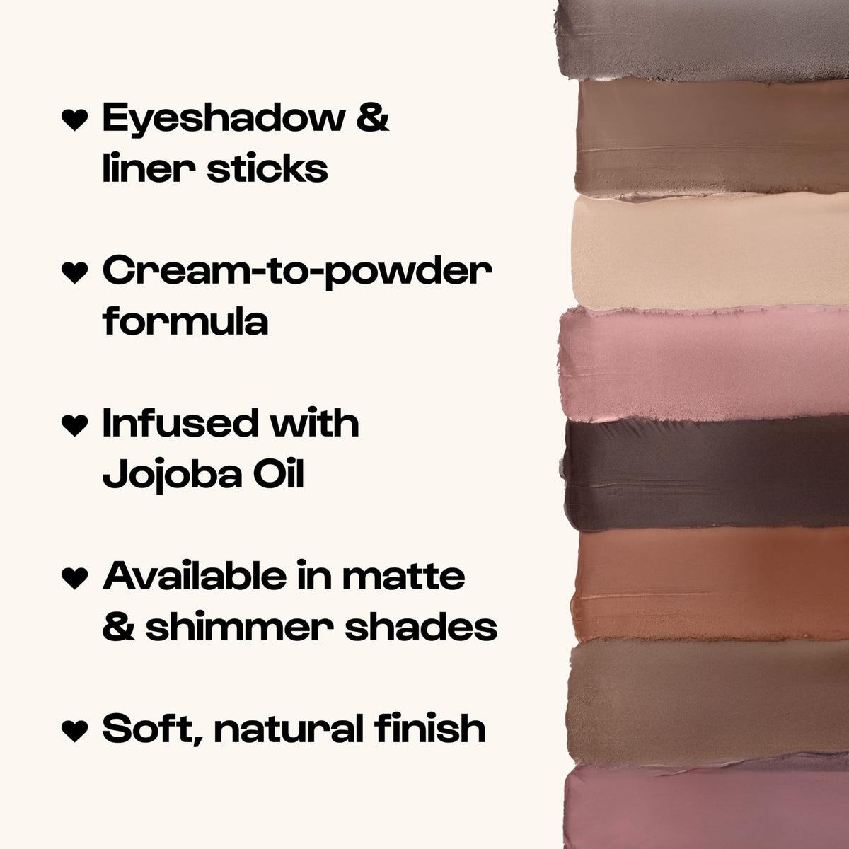 ALLEYOOP 11th Hour Cream Eyeshadow Stick & Liner, Champagne Shimmer