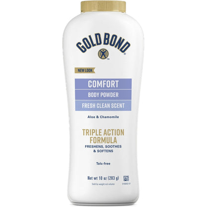 Gold Bond Ultimate Comfort with Aloe Body Powder - 100% Talc-free, 10 Oz by Chattem