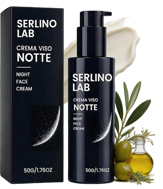 Serlino Lab 1PCSSerlino Lab for Men, Night Face Cream - 1.7 Fl Oz