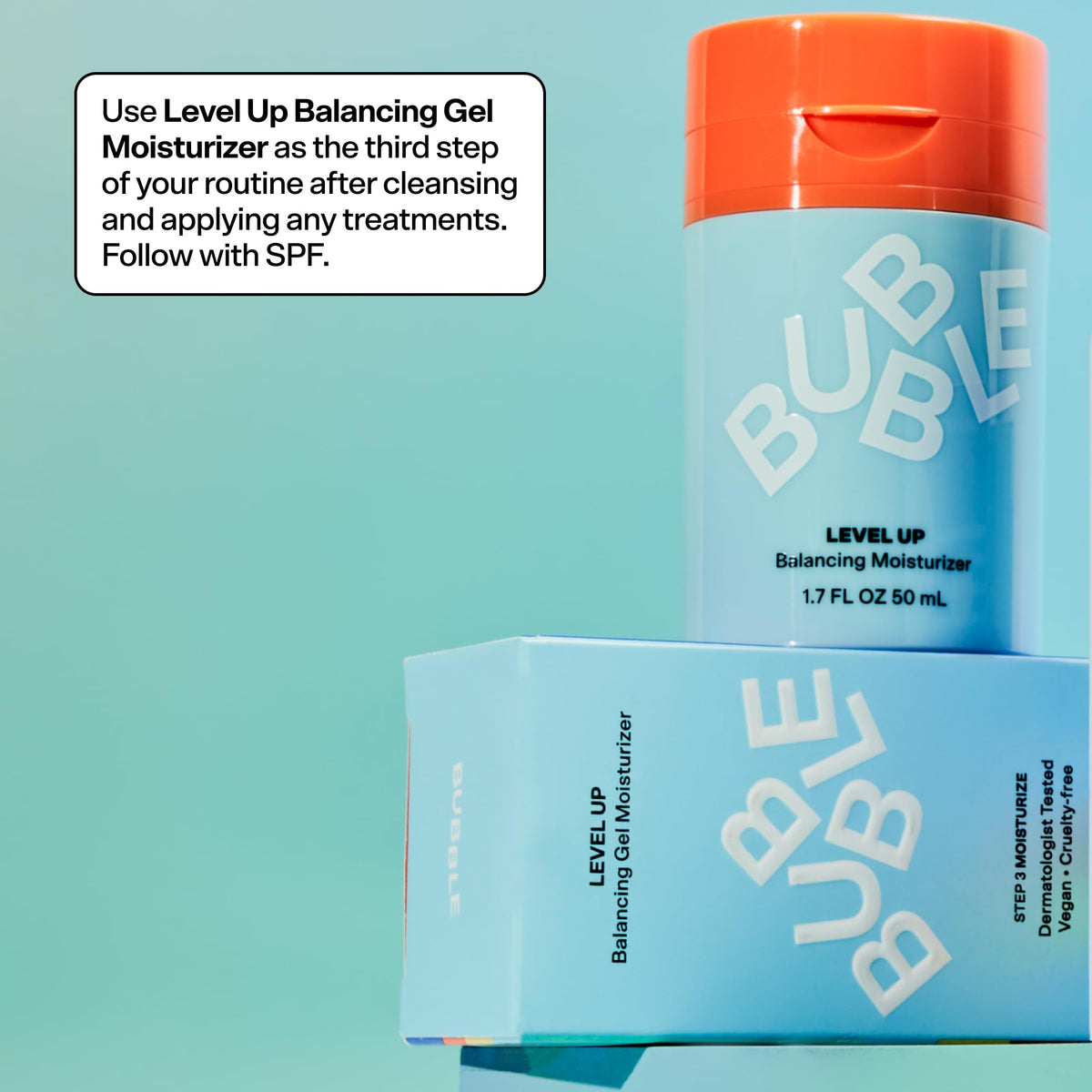 Bubble Skincare Level Up Balancing Gel Moisturizer for Oily Skin, 50 ml