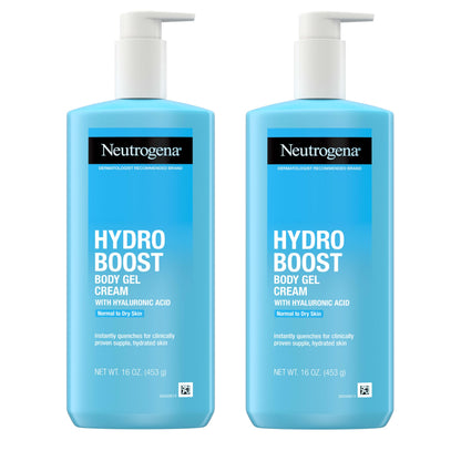 Neutrogena Hydro Boost Body Lotion Gel Cream, 2 x 16 oz