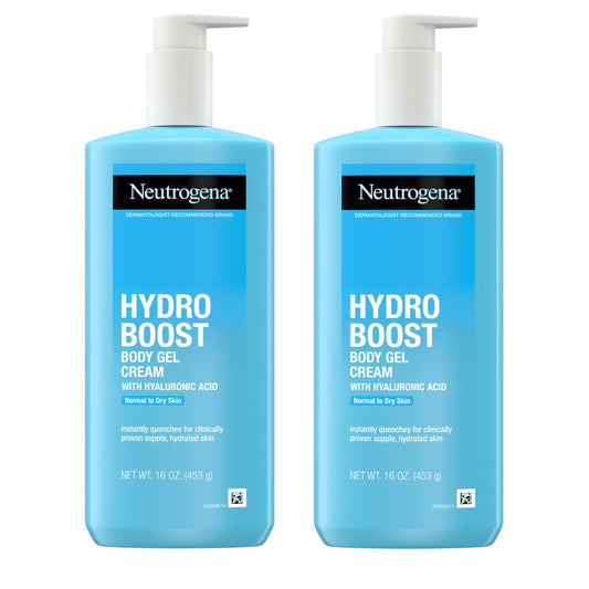 Neutrogena Hydro Boost Body Lotion Gel Cream, 2 x 16 oz