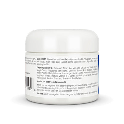 Planetary Herbals Horse Chestnut Cream - Tonifier for Tissues and Vein Appearance - 2 oz