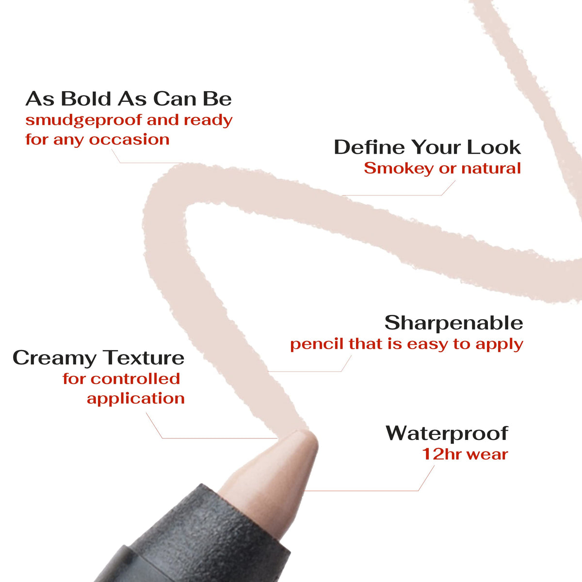 K7L Creamy Nude Waterline Eyeliner Pencil