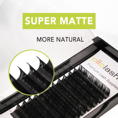 OLLOLASHES Bottom Lash Extension J Curl 0.07mm Mix4-7mm 4mm 5mm 6mm 7mm Black Color Bottom Lash Extensions, Professional Supplies for Lash Techs (Bottom-J-0.07, 4-7mm)