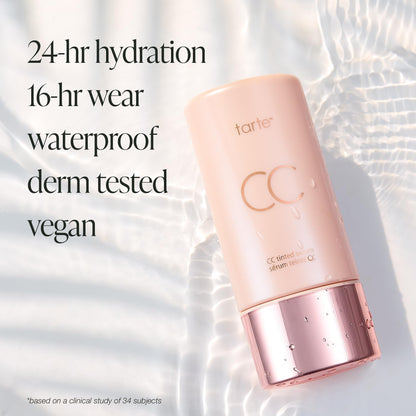 tarte CC tinted serum — Color-Correcting Tinted Serum, Lightweight Coverage, No-Makeup Makeup, Waterproof, 16HR Wear, vegan & cruelty-free, medium