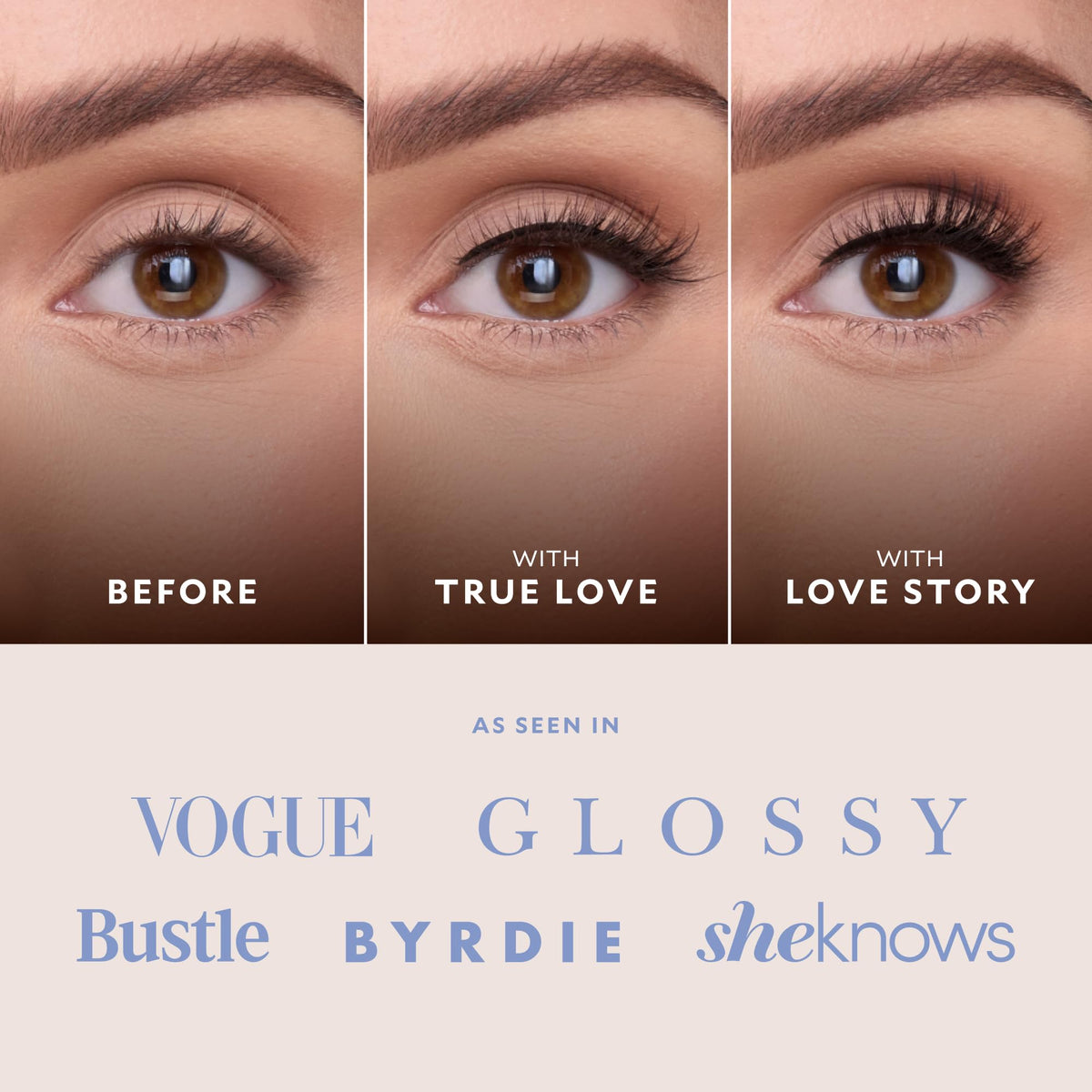Velour Effortless Self Adhesive Eyelashes (True Love & Love Story)