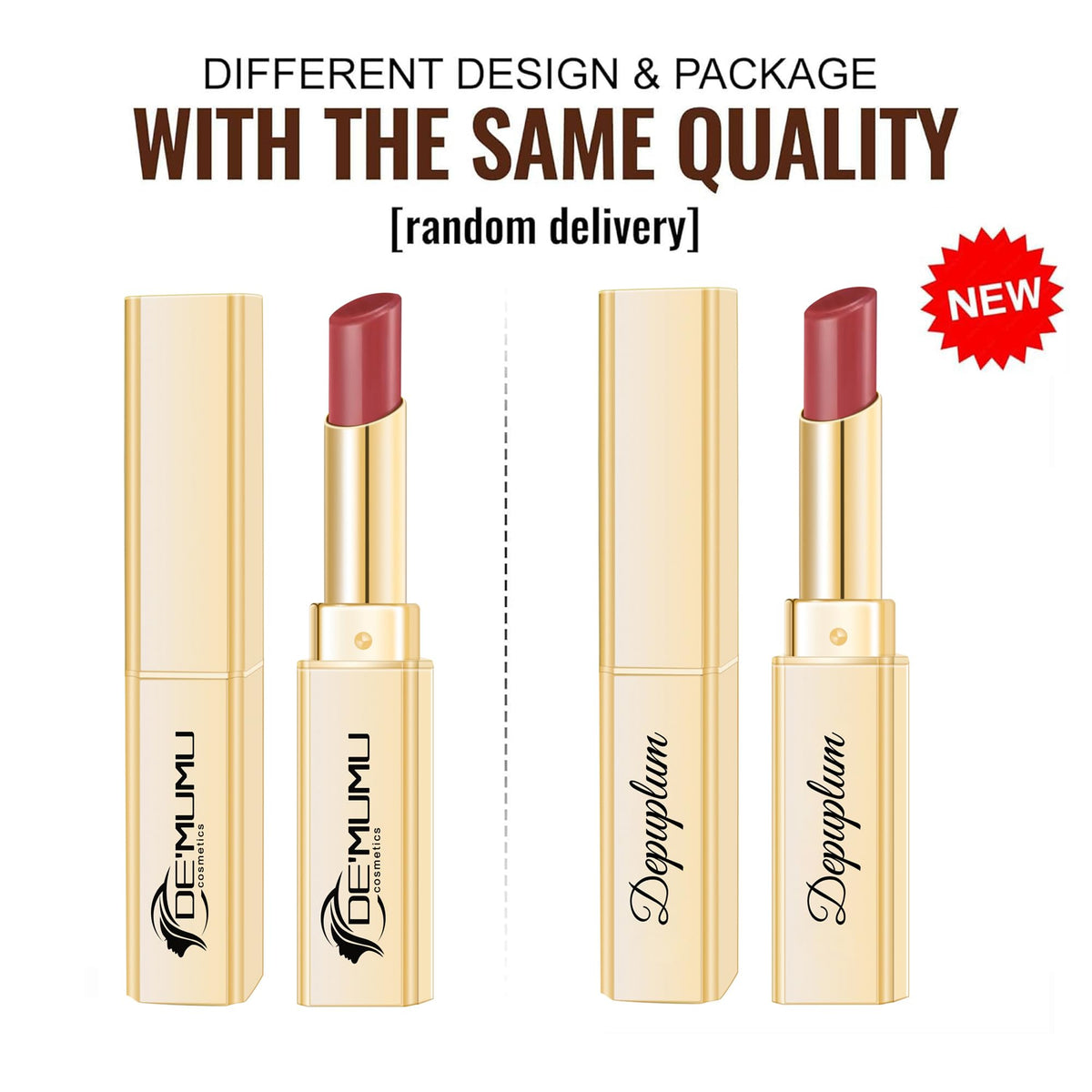 Depuplum Black Berry Lipstick for Women Moisture Lip Gloss Tinted Lip Balm