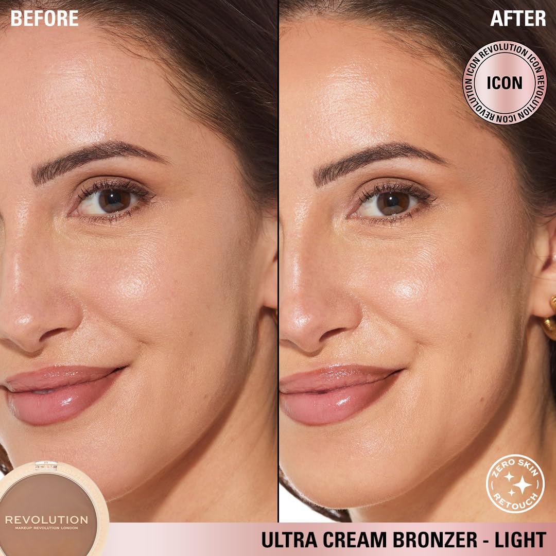 Revolution Ultra Cream Face Bronzer, Light