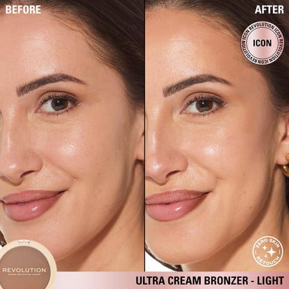 Revolution Ultra Cream Face Bronzer, Light