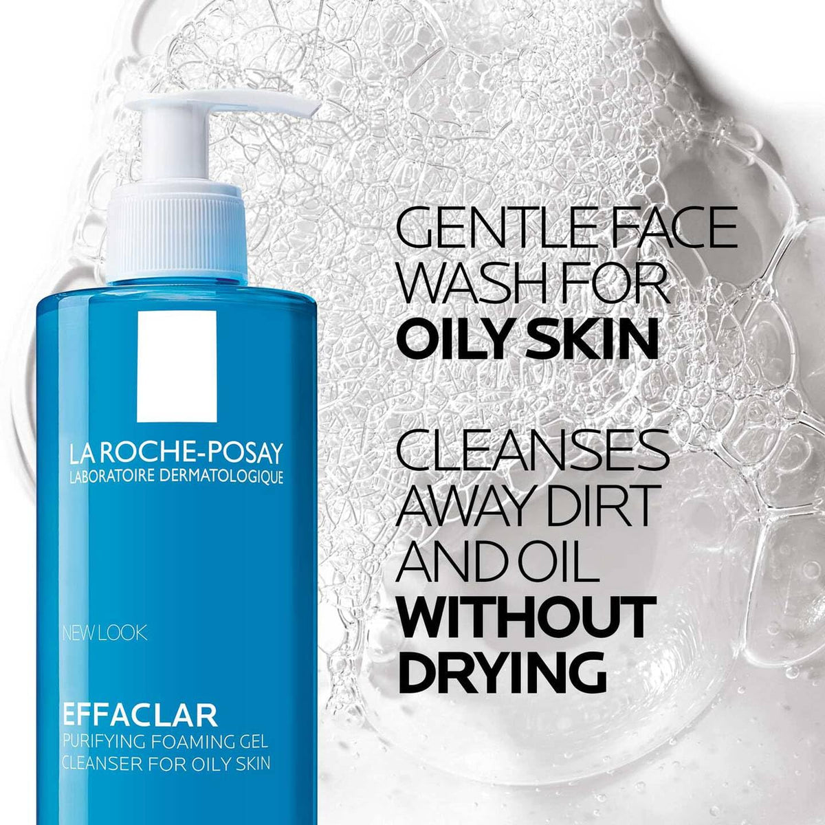 La Roche-Posay Effaclar Foaming Gel Cleanser for Oily Skin, 13.52 fl oz