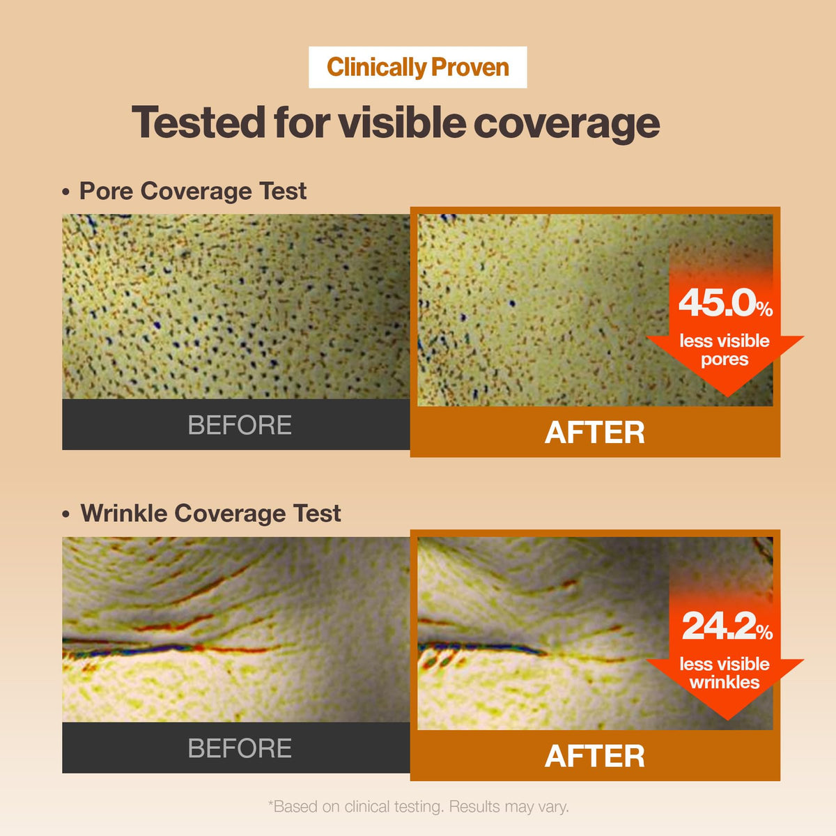 OBgE Natural Foundation Stick High Coverage with Brush #2 Beige, 0.49oz