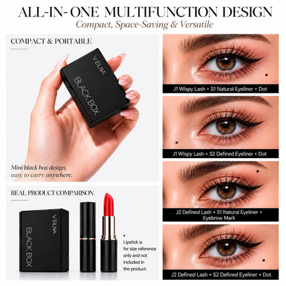 VEILNA Winged Eyeliner & Lower Lash Stamp,Waterproof,Easy for Beginners