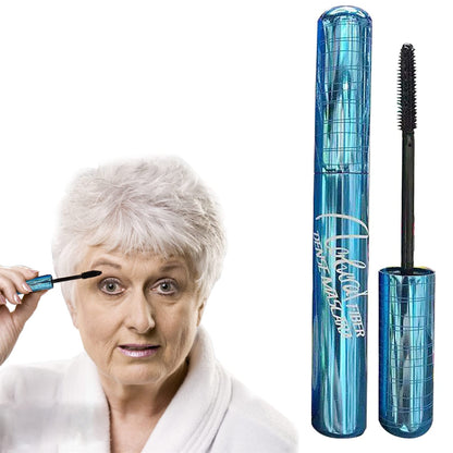 Mascara for Older Women 60 Plus, Mascara for Seniors with Thinning Lashes, Hypoallergenic Sensitive Eyes, Black Volume and Length, Waterproof Smudge Proof(1pc)