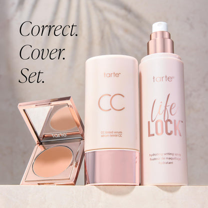 tarte CC tinted serum — Color-Correcting Tinted Serum, Lightweight Coverage, No-Makeup Makeup, Waterproof, 16HR Wear, vegan & cruelty-free, medium