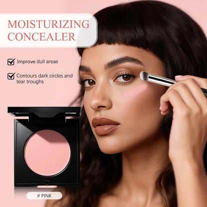 Luminance Under Eye Concealer, Pink Under Concealer, Waterproof, Covers Dark Circles, Moisturizing and Blending, Peach-Colored Eye Cream, Effectively Covers Dark Circles