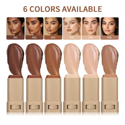 Covebalm Beauty Skin Tint for Black Women, Covebalm Foundation Stick, Serum Boosted Skin Tint Balm, Tinted Moisturizer for Face (# 03)