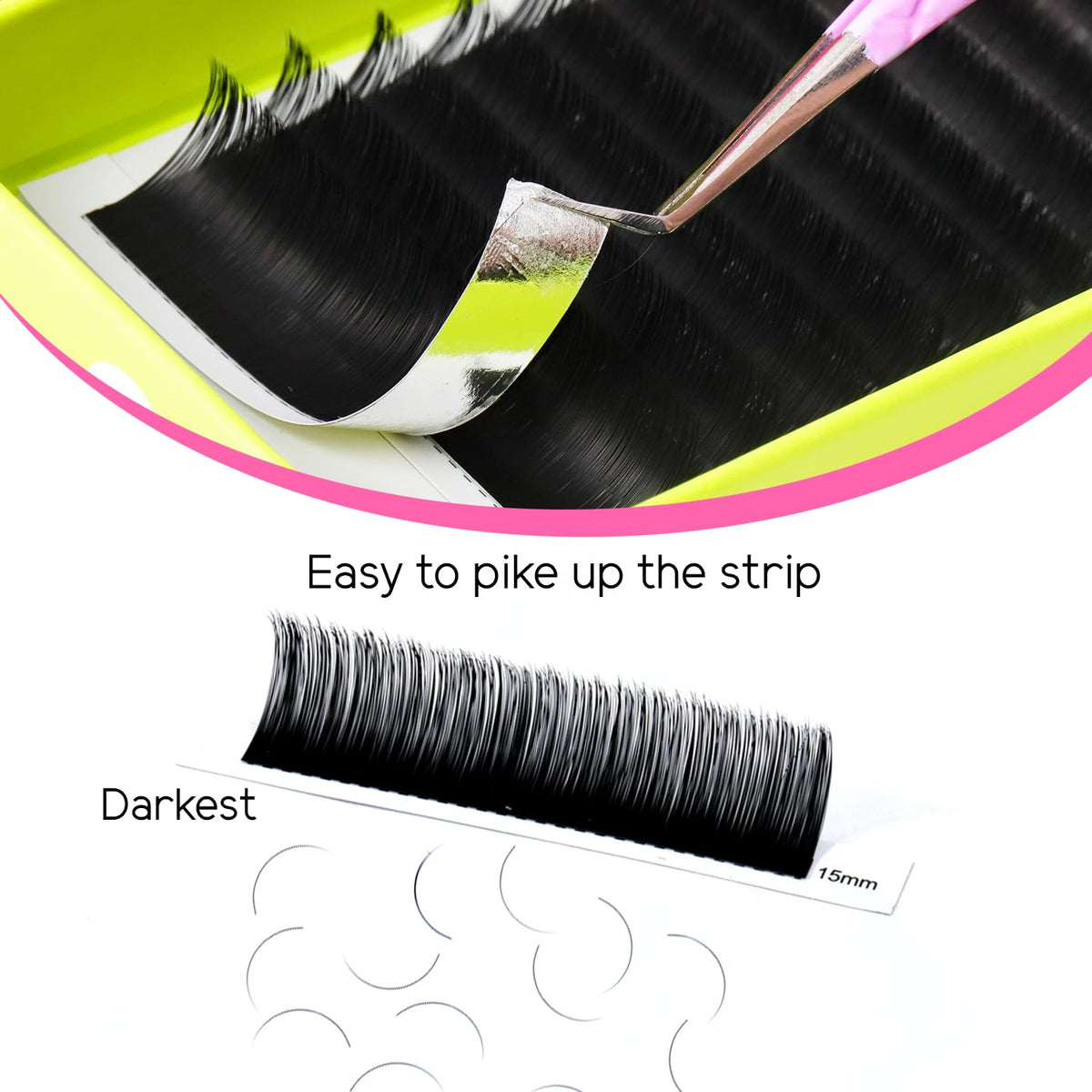 TDANCE Cashmere Volume Lash Extensions C CC D DD LD L B J M Curl 0.03-0.20 thickness 5-20mm, Super Matte Black Individual Eyelashes Tray, Professional Supplies for Lash Techs(0.03-CC,8-15mm)
