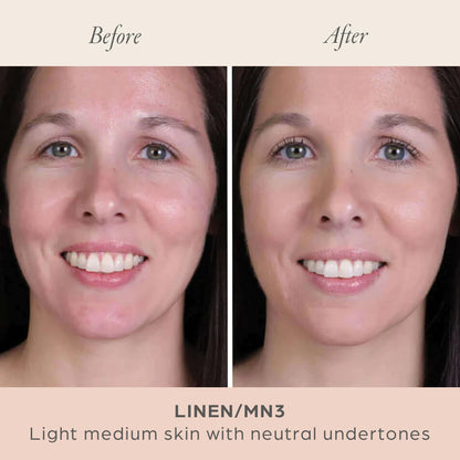 PÜR 4-in-1 Pressed Mineral Powder Foundation, SPF 15, Linen, Full Coverage