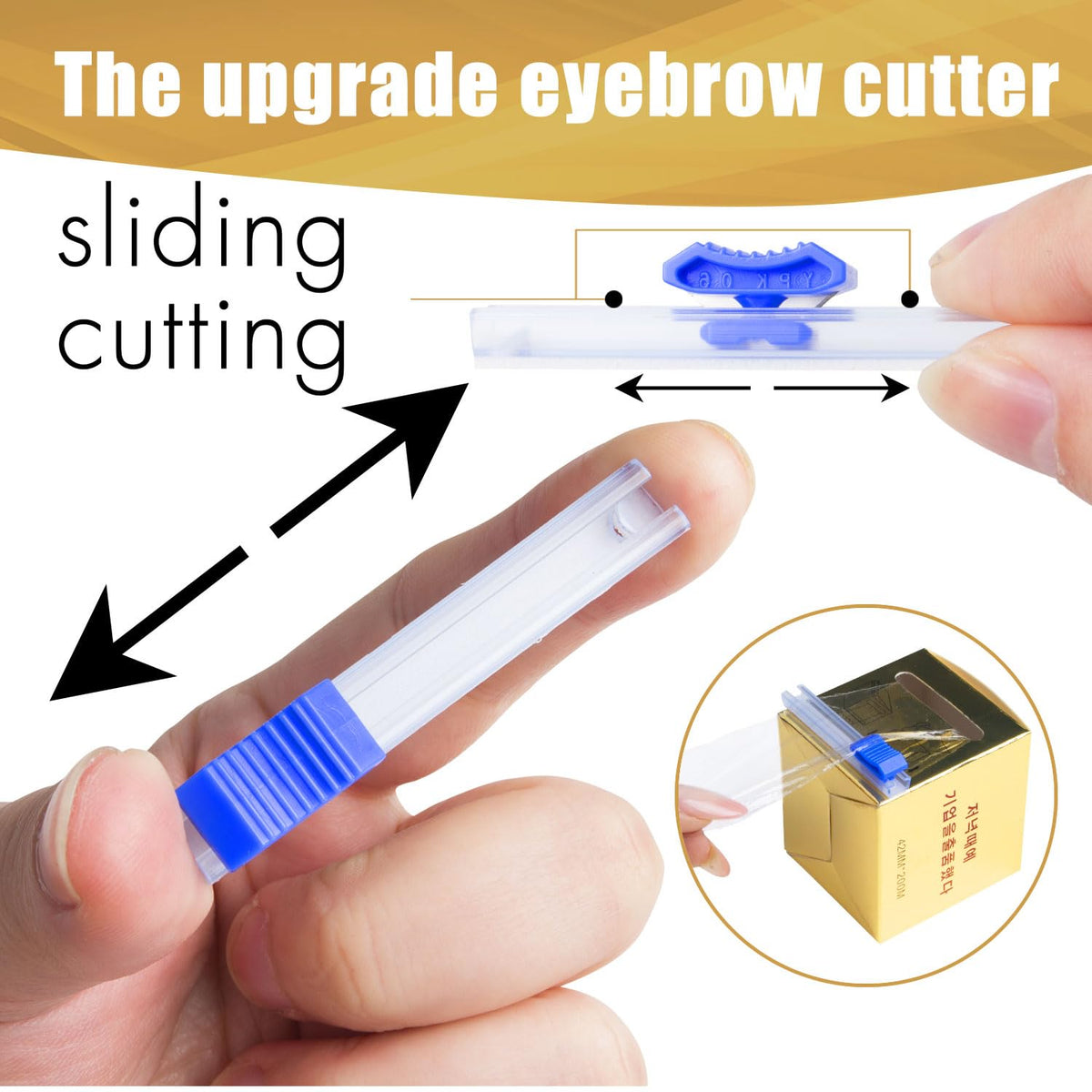 2 Packs Preservative Film Disposable Eyebrow Plastic Wrap with Microblading For Professional Eyebrow Lips Permanent Make Up Supplies Wrap Cover Tape Roll