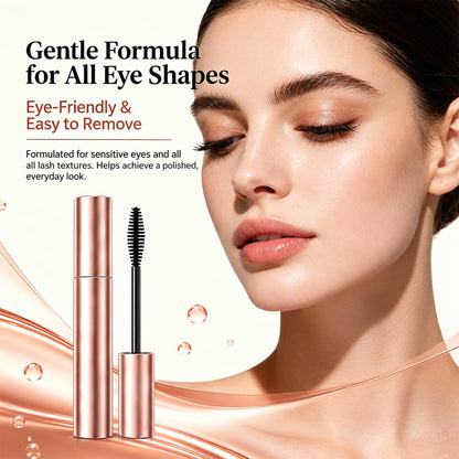 Lash Casting Mascara Korean, Lash Booster Mascara, Cougex Mascara, Lengthening & Curling Mascara–waterproof, Smudge-Proof LashBooster, Tubing Mascara Brown Black Waterproof (Black)